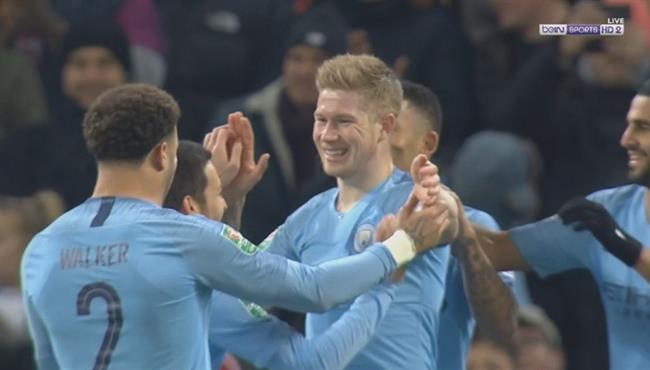 اهداف مباراة مانشستر سيتي وبيرتن البيون 9 0 كأس الرابطة الانجليزية