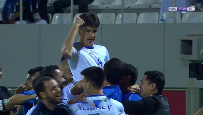 هدف أوزبكستان الثاني في مرمي عمان بكأس اسيا