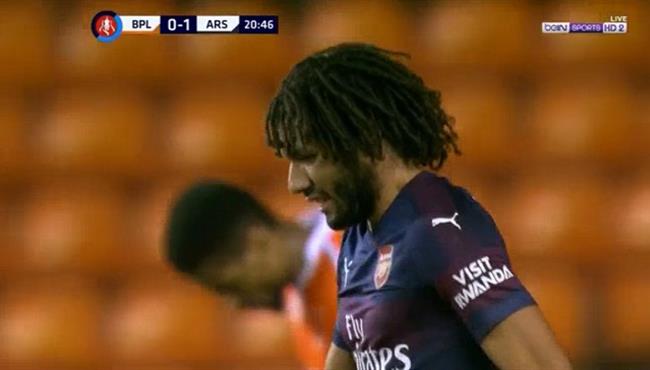 ملخص لمسات محمد النني في مباراة ارسنال وبلاكبول