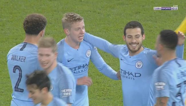 هدف زينشينكو العالمي فى مرمي بيرتن البيون بكأس الرابطة الانجليزية