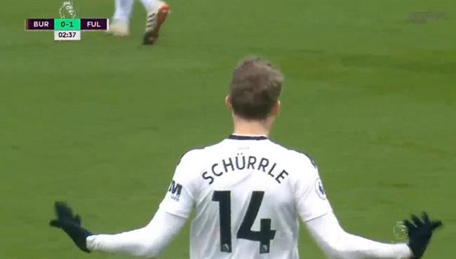 هدف أندريه شورله العالمي فى مرمي بيرنلي بالدوري الانجليزي