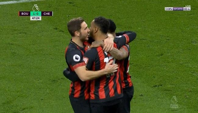 اهداف مباراة تشيلسي وبورنموث 0 4 الدوري الانجليزي