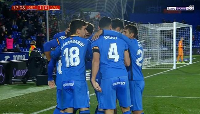 هدف فوز خيتافي علي فالنسيا 1 0 كأس ملك اسبانيا