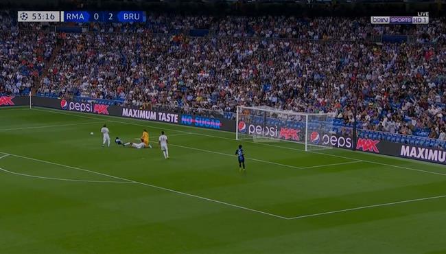 اريولا ينقذ ريال مدريد من هدف محقق لكلوب بروج