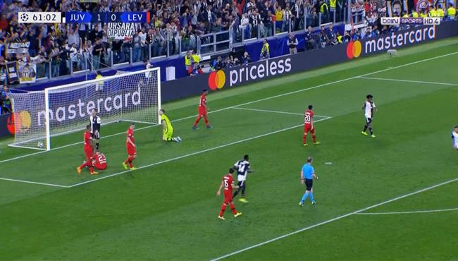 هدف يوفنتوس الثاني في مرمي باير ليفركوزن برنارديسكي