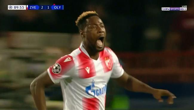 اهداف مباراة النجم الاحمر واوليمبياكوس 3 1 دوري ابطال اوروبا