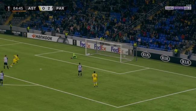 هدف أستانا الصاروخى فى مرمى بارتيزان بالدورى الاوروبى