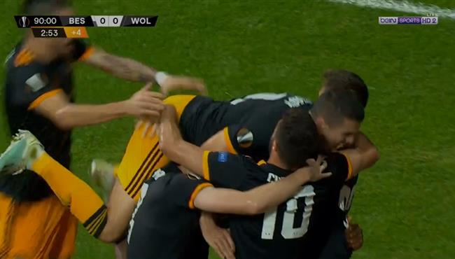 هدف فوز ولفرهامبتون القاتل علي بشكتاش 1 0 الدوري الاوروبي