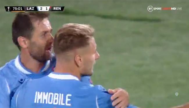 اهداف مباراة لاتسيو ورين 2 1 الدوري الاوروبي