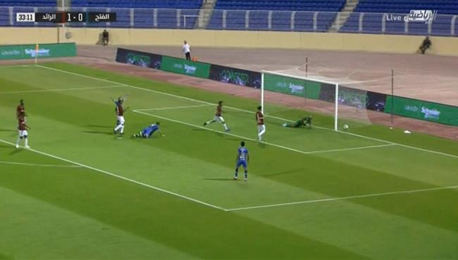 هدف تعادل الفتح مع الرائد 1 1 الدوري السعودي