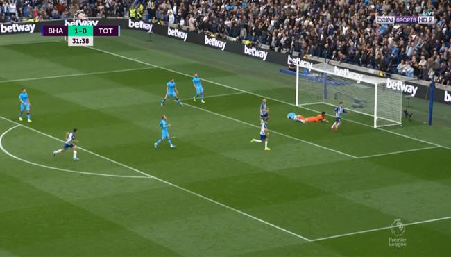 هدف برايتون الثاني في مرمي توتنهام 2 0 الدوري الانجليزي