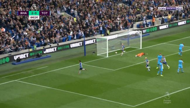 هدف برايتون الثالث في مرمي توتنهام 3 0 الدوري الانجليزي