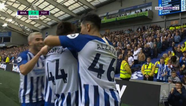 اهداف مباراة توتنهام وبرايتون 0 3 الدوري الانجليزي