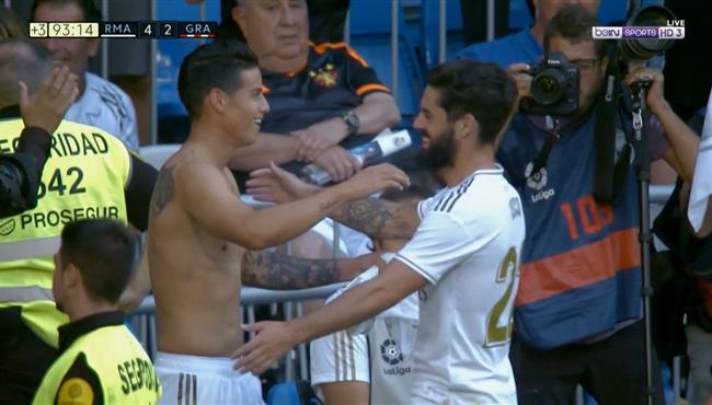 هدف رودريجيز في مرمي غرناطة بالدوري الاسباني