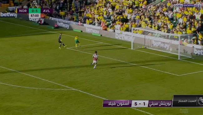 اهداف مباراة أستون فيلا ونورويتش سيتي 5 1 الدورى الانجليزى
