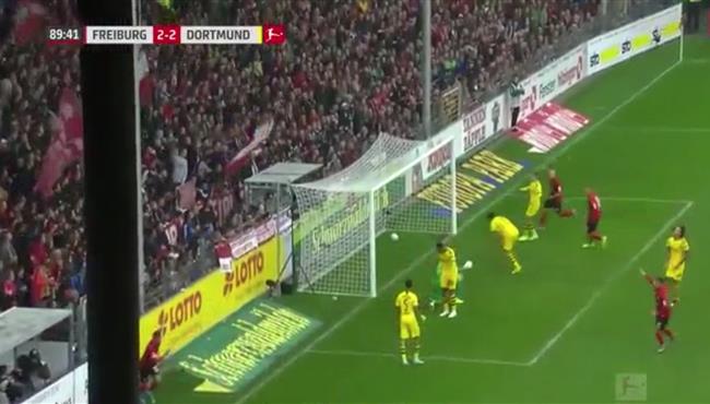 اهداف مباراة بوروسيا دورتموند وفرايبورج 2 2 الدوري الالماني