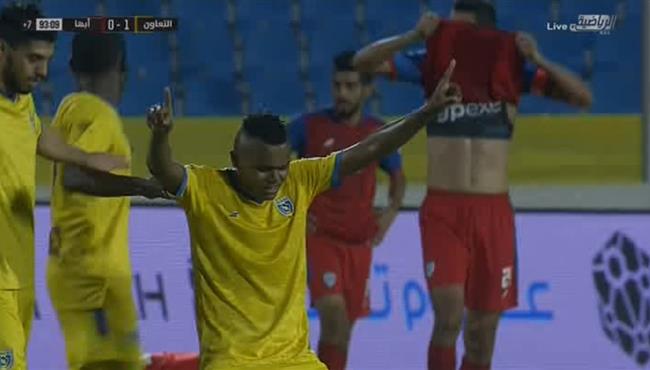 هدف فوز التعاون القاتل علي ابها 1 0 الدوري السعودي