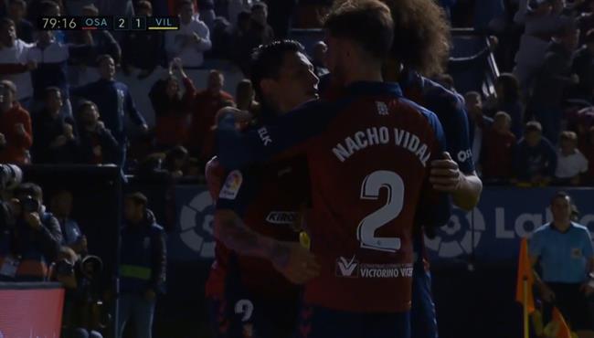 اهداف مباراة اوساسونا وفياريال 2 1 الدوري الاسباني