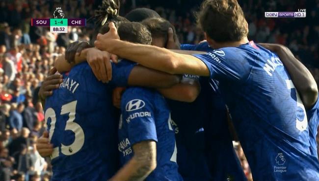 اهداف مباراة تشيلسي وساوثهامبتون 4 1 الدوري الانجليزي