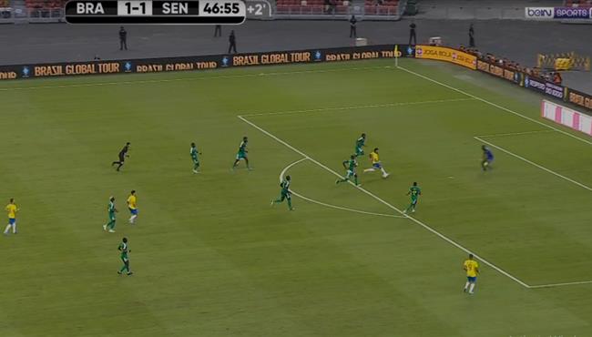 نيمار يهدر انفراد للبرازيل امام السنغال