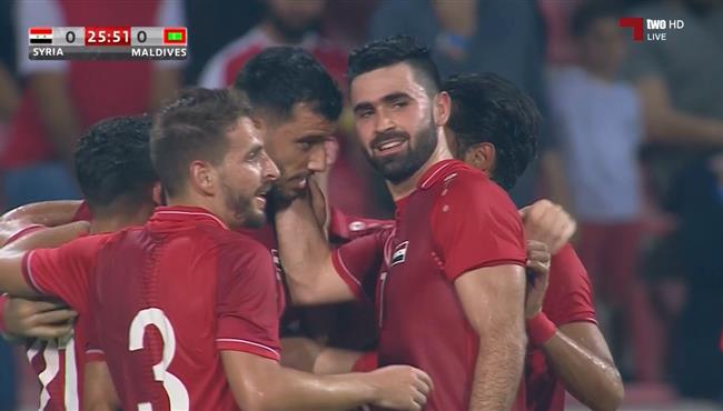 اهداف مباراة سوريا والمالديف 2 1 تصفيات اسيا لكاس العالم