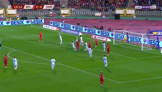 تصدي حارس سان مارينو الرائع يحرم لوكاكو من تسجيل هدف اول لبلجيكا