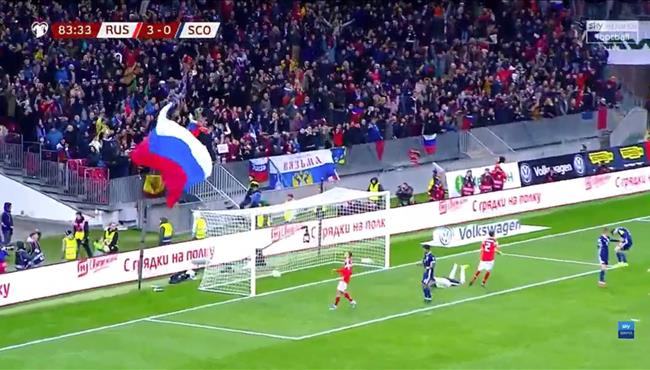 اهداف مباراة روسيا واسكتلندا 4 0 تصفيات امم اوروبا