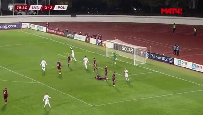اهداف مباراة بولندا ولاتفيا 3 0 تصفيات امم اوروبا