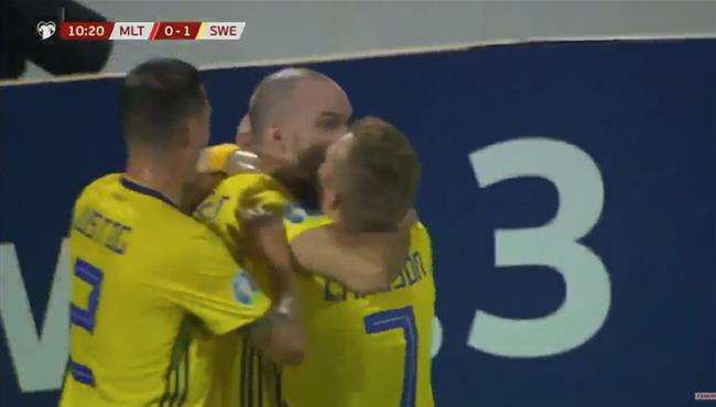 اهداف مباراة السويد ومالطا 4 0 تصفيات امم اوروبا