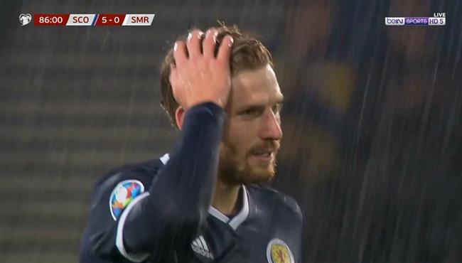 هدف رائع في مباراة اسكتلندا وسان مارينو بتصفيات امم اوروبا