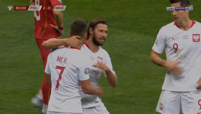اهداف مباراة بولندا ومقدونيا 2 0 تصفيات امم اوروبا