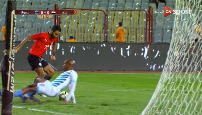 حسين الشحات يتلاعب بمدافع بتسوانا وكوكا يهدر فرصة هدف