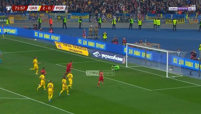 اهداف مباراة البرتغال واوكرانيا 1 2 تصفيات امم اوروبا