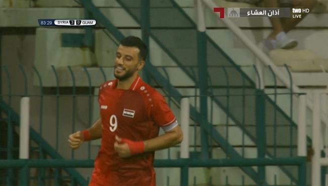 هدف عمر السومة الثالث في مرمي غوام بتصفيات كاس العالم اسيا