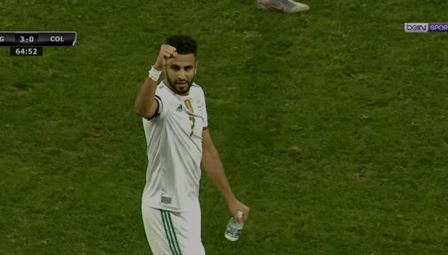 هدف رياض محرز الثاني العالمي في مرمى كولومبيا
