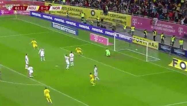 اهداف مباراة النرويج ورومانيا 1 1 تصفيات امم اوروبا