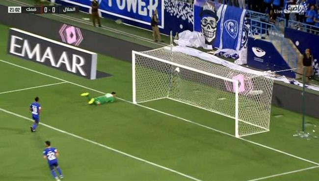 هدف الهلال الأول الرائع في مرمى ضمك بالدوري السعودي