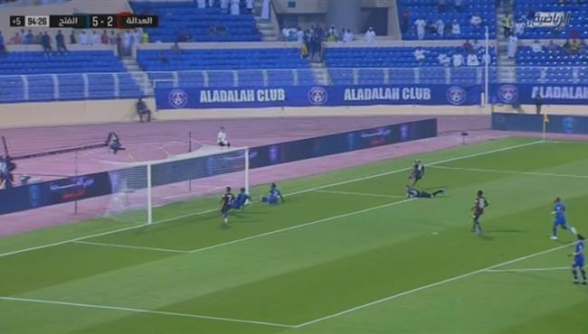 اهداف مباراة الفتح والعدالة 5 3 الدورى السعودي