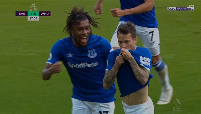 بيرنارد يتلاعب بدفاعات وست هام ويسجل هدف رائع في الدوري الانجليزي