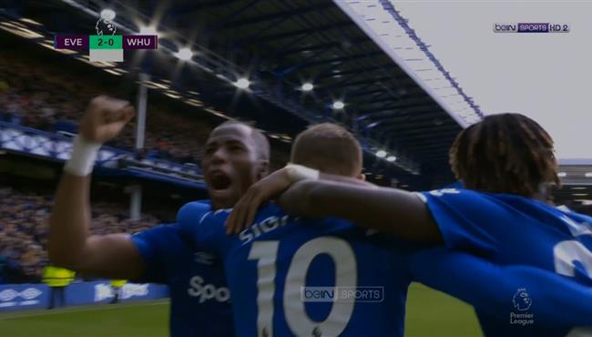 اهداف مباراة ايفرتون ووست هام 2 0 الدوري الانجليزي