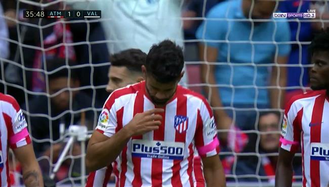 هدف دييجو كوستا في مرمي فالنسيا بالدوري الاسباني