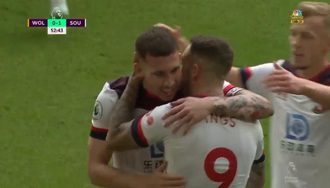 اهداف مباراة ولفرهامبتون وساوثهامبتون 1 1 الدوري الانجليزي