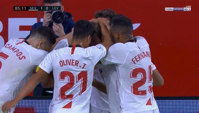 هدف فوز اشبيليه علي ليفانتي 1 0 الدوري الاسباني