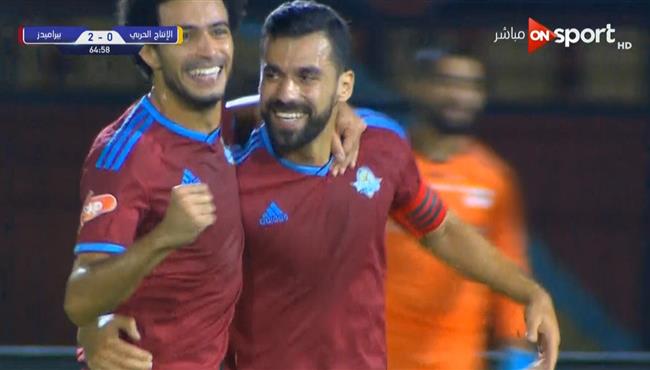هدف عبدالله السعيد الرائع في مرمي الانتاج الحربي بالدوري المصري
