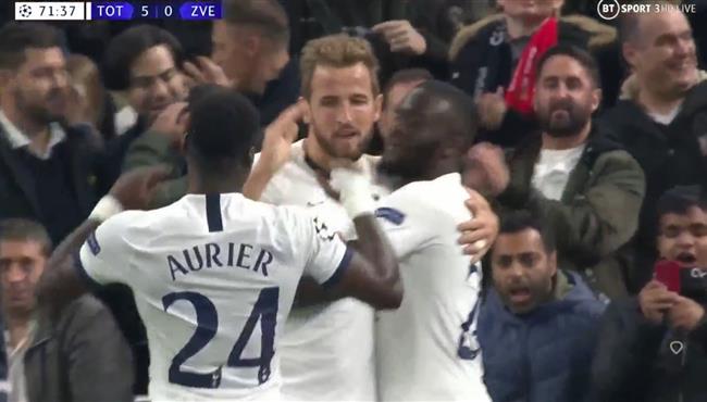 اهداف مباراة توتنهام والنجم الأحمر 5 0 دوري ابطال اوروبا