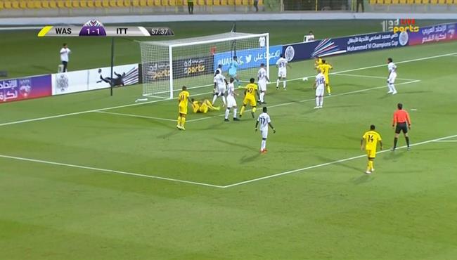 القائم يحرم لاعب الوصل من تسجيل هدف في مرمي الاتحاد بالبطولة العربية