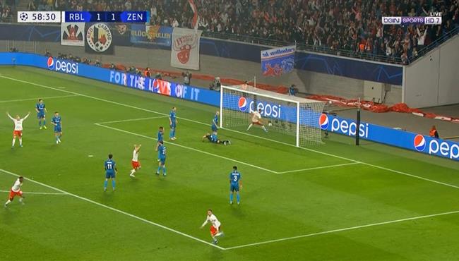 هدف لايبزج الخرافي في مرمي زينيت بدوري ابطال اوروبا