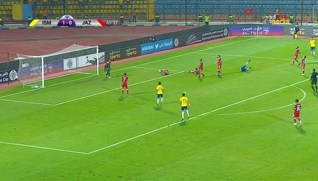 هدف الاسماعيلي الثاني في مرمي الجزيرة بالبطولة العربية شيلونجو