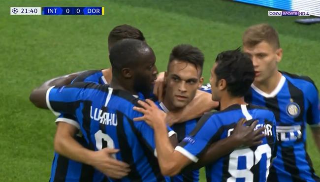 اهداف مباراة انتر ودورتموند 2 0 دوري أبطال اوروبا