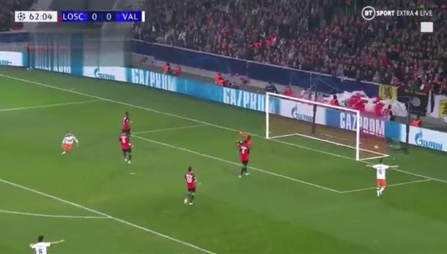 اهداف مباراة فالنسيا وليل 1 1 دوري ابطال اوروبا